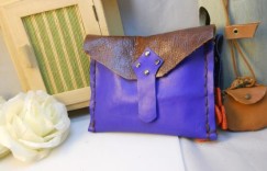 简单实用的拼色手拿包DIY教程