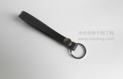 时尚复古风 与众不同的DIY真皮钥匙链制作的教程