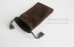 结实耐用的手工DIY真皮烟斗袋 烟丝袋制作教程(2)