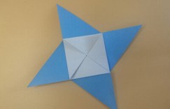 礼品折纸星星折纸折纸4尖星