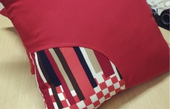 超级简单实用的DIY拼布抱枕制作教程图
