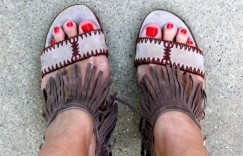 教你如何DIY制作动感时尚的流苏包包和鞋子图片教程