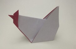 鸟类折纸鸡折纸折纸公鸡