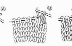 毛衣收针、棒针的收针方法—低针的伏针收针