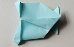 趣味咬咬鱼折纸方法，小孩子很喜欢玩哦