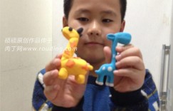 轻粘土手工制作可爱长颈鹿玩偶的做法图解