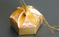 精美的六角礼品盒的制作方法 包装盒的设计展开图