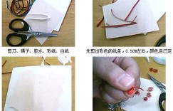 绗纸DIY 卷纸圣诞贺卡制作方法