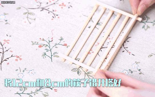 筷子DIY作品大全 旧筷子也有春天插图6