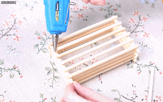筷子DIY作品大全 旧筷子也有春天插图7