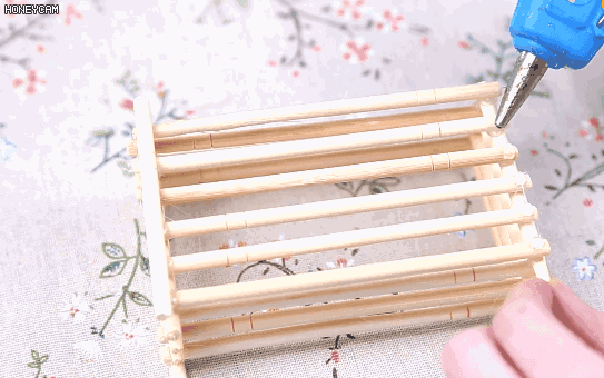 筷子DIY作品大全 旧筷子也有春天插图8