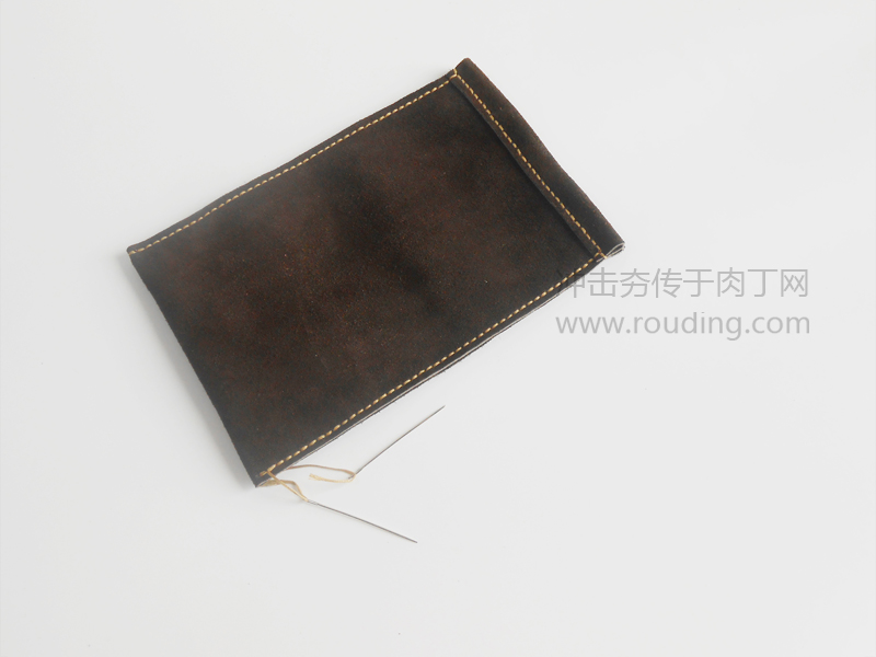 结实耐用的手工DIY真皮烟斗袋 烟丝袋制作教程