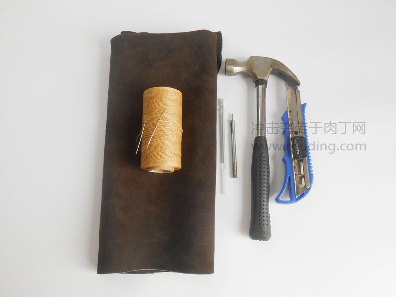 结实耐用的手工DIY真皮烟斗袋 烟丝袋制作教程