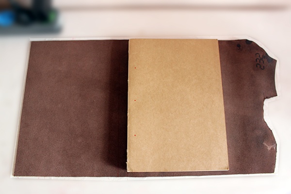 自制简单个性的复古牛皮日记本详细做法图解