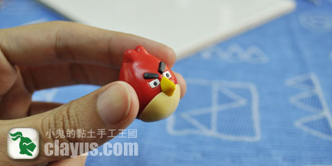 软陶制作教程及图解  手工angry bird愤怒的小鸟完整图片教学