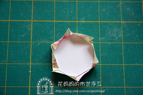 花妈妈的布艺手工基础教程：DIY六角拼布法制作详细图解