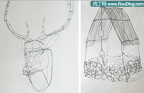 铁丝的手工制作-线条的艺术