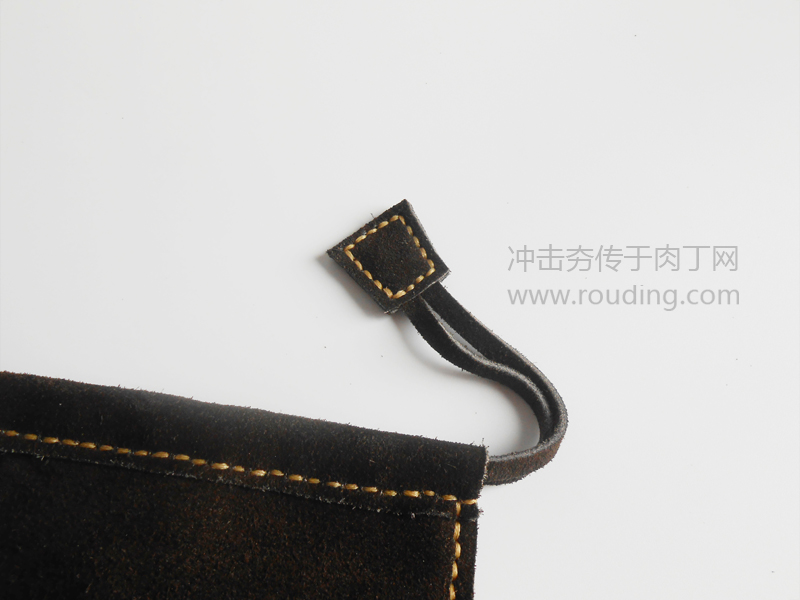 结实耐用的手工DIY真皮烟斗袋 烟丝袋制作教程