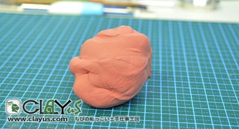 轻粘土恶猫手工制作教学 轻粘土猫喵DIY图解