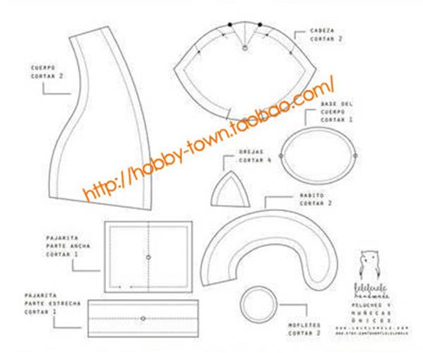 教你制作可爱漂亮的手工DIY玩偶详细步骤图解插图1