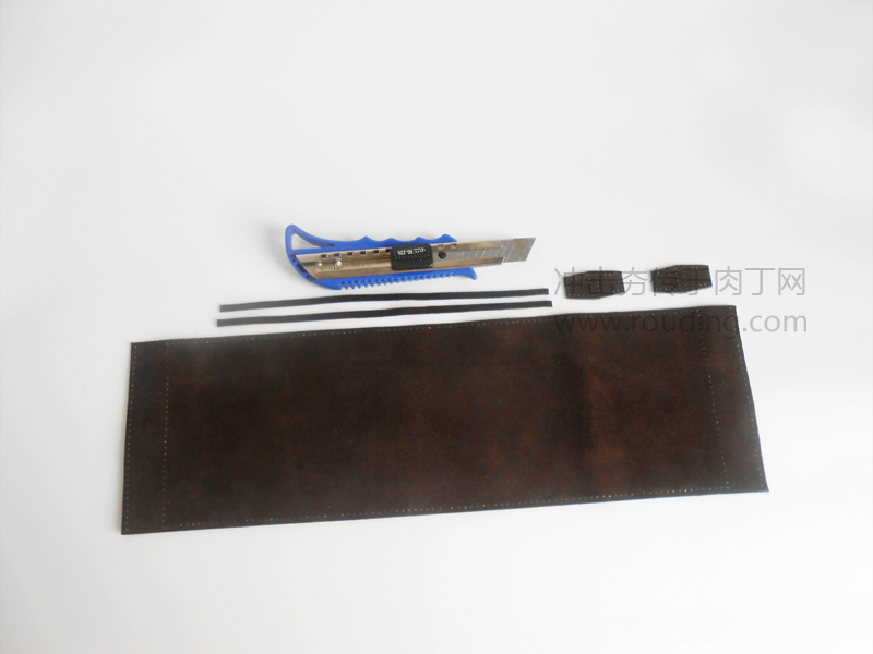 结实耐用的手工DIY真皮烟斗袋 烟丝袋制作教程