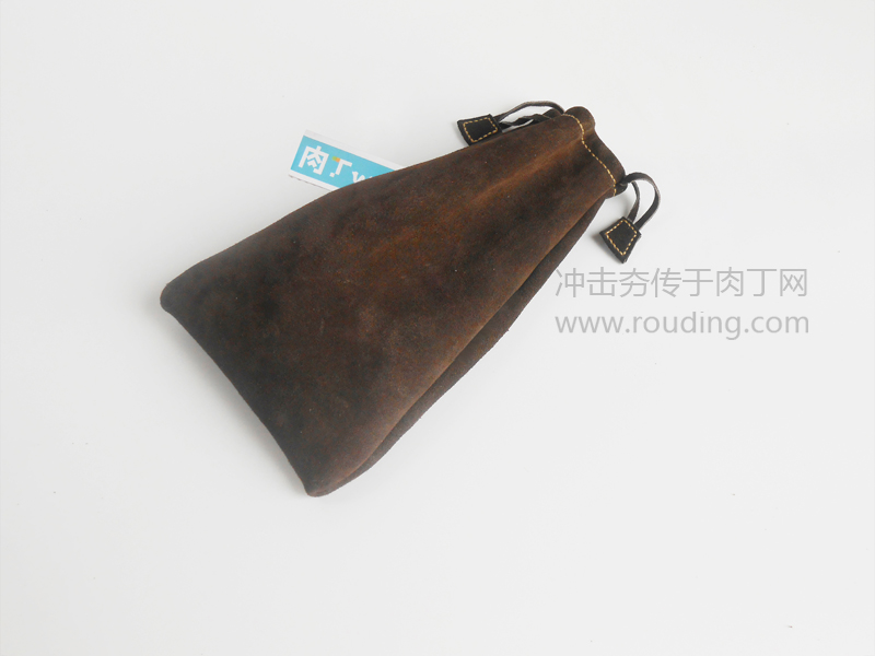 结实耐用的手工DIY真皮烟斗袋 烟丝袋制作教程