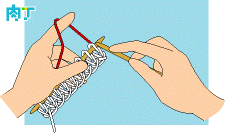 织毛衣起针方法、棒针起针基础教程图解