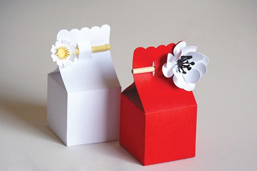 漂亮的花瓣包装礼物盒欣赏插图6