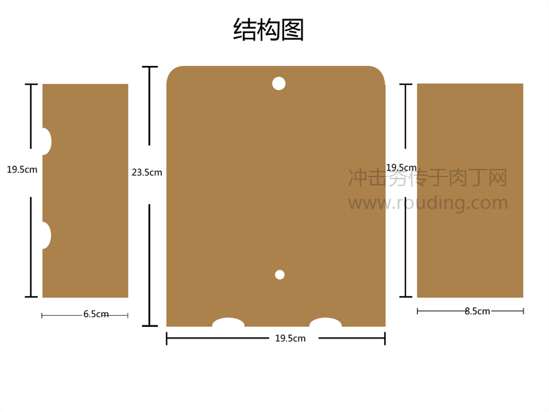 结实耐用的复古风牛皮两用多功能长款钱包制作教程